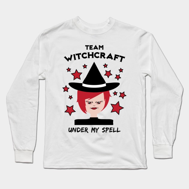 Team Witchcraft (Light Background) Long Sleeve T-Shirt by nopetoocreepy